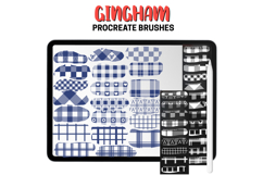 Gingham Procreate Pattern Brushes Seamless Plaid &amp; Check Product Image 8