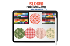 Bloom Procreate Pattern Brushes Floral Fruit Stripe Gingham Product Image 8