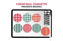 Christmas Coquette Procreate Stamps and Brushes Set Product Image 7