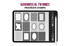 Whimsical Frames Procreate Stamps &amp; Pattern Brushes Bows Product Image 5