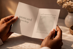 Postcard Mockup Product Image 1