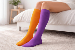 High Socks on the Woman Legs Mockup Product Image 2