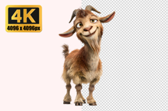 Brown Goat Transparent PNG Product Image 1