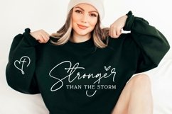 You Are Stronger Than The Storm SVG PNG, Boho Self Care Product Image 5