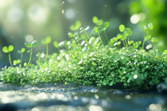 Clover Plant Background Wallpaper Product Image 1