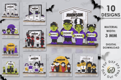 Halloween Family Bundle Laser Cut. Halloween Stand Decor SVG Product Image 1