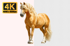 Haflinger Horse Transparent PNG Product Image 1