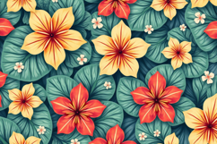 Tropical Flower Background Product Image 1