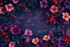 Hibiscus Flowers Background Wallpaper Product Image 1