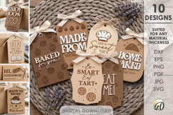 Bakery Tag Bundle Laser cut. Store Gift Tag SVG Product Image 1