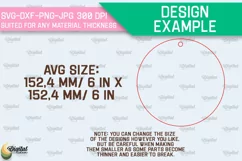 Happy Birthday Round Sign Laser Cut. Birthday Decor SVG Product Image 2