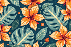 Tropical Flower Background Product Image 1