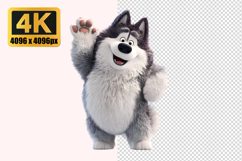 Puppy Waving Transparent PNG Product Image 1