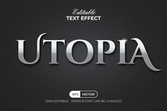 Silver Text Effect Product Image 1