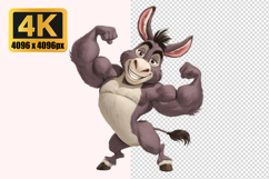 Builder Donkey Transparent PNG Product Image 1