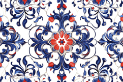 Ceramic Tile Pattern Background Wallpaper Product Image 1