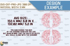 3D Pumpkins Laser Cut Bundle. Halloween Pumpkins SVG Design Product Image 2