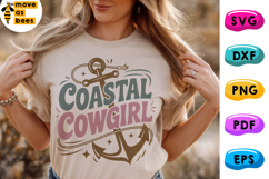 Coastal Cowgirl Svg, Png, Western, Cowgirl Shirt Svg Product Image 1