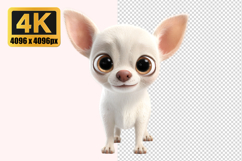Cute Chihuahua Puppy Transparent PNG Product Image 1