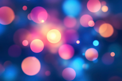 Abstract Colorful Bokeh Lights Background Wallpaper Product Image 1