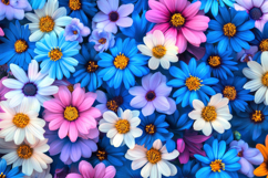 Colorful Flowers Background Wallpaper Product Image 1