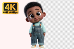 Stylized Baby Boy Transparent PNG Product Image 1