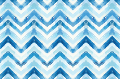 Blue Zig Zag Watercolor Background Product Image 1