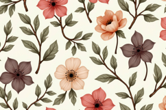Colorful Flower Pattern Background Product Image 1