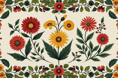 Colorful Floral Background Product Image 1