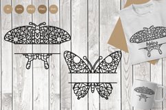 Butterfly Mandala in Split Design Set Product Image 1