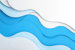 Blue and White Waves Background Wallpaper Product Image 1