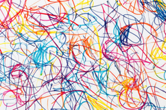 Random Lines Drawn in Different Colors Background Wallpaper Product Image 1