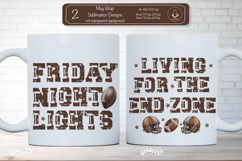American Football Mug Wrap Sublimation Football quote png Product Image 1
