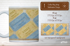 Book Club Ticket Mug Wraps PNG Bookish Library Sublimation Product Image 1