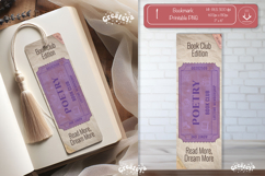 Book Club Ticket Bookmark png Poetry Reading Genre Ticket Product Image 1