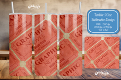 Book club Ticket tumbler wrap Reading Genre Sublimation png Product Image 1