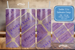 Book club Ticket tumbler wrap Reading Genre Sublimation png Product Image 1