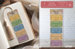 Book Club Ticket Bookmark printable Reading Genre Tickets Product Image 1