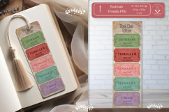 Book Club Ticket Bookmark printable Reading Genre Tickets Product Image 1