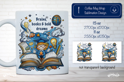 Kids Mug School Sublimation Funny Quote png Product Image 1