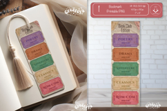 Book Club Ticket Bookmark printable Reading Genre Tickets Product Image 1