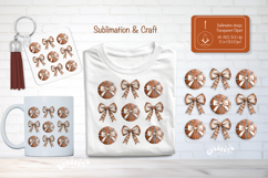Basketball Sublimation Clipart Basketball Bow Shirt Game Day Product Image 1