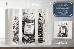 Back to School Funny Teacher Tumbler Wrap Black and white Product Image 1