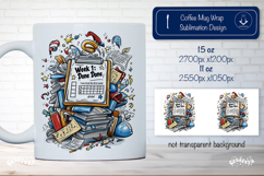 Back to School Mug Teacher School Funny Sarcastic Quote png Product Image 1