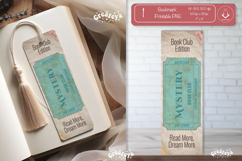 Book Club Ticket Bookmark png Mystery reading Genre Tickets Product Image 1