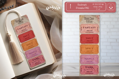 Book Club Ticket Bookmark printable Reading Genre Tickets Product Image 1