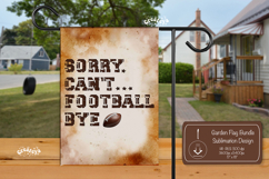 Football Garden Flag PNG American Football Yard Sign design Product Image 1