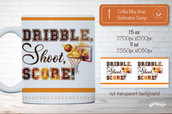 Basketball Mug Wrap Sublimation Basketball quote png Product Image 1
