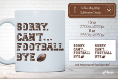 American Football Mug Wrap Sublimation Football quote png Product Image 1