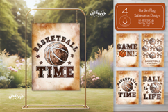 Basketball Garden Flag PNG Basketball Game Quote Yard Sign Product Image 1